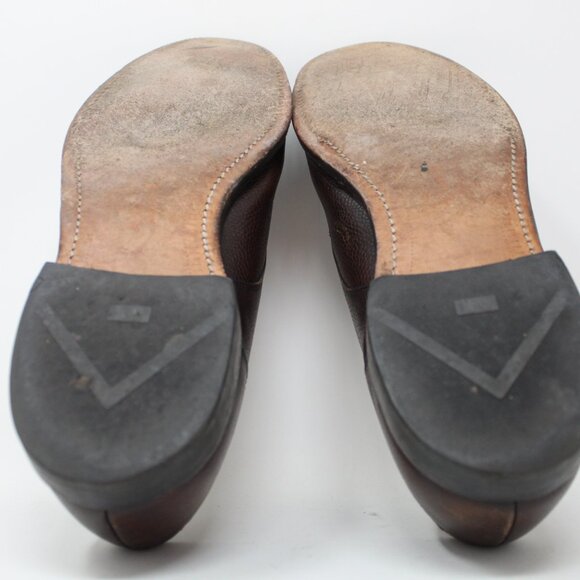 Allen Edmonds Margate Dress Shoes Mens 11 D Brown Cap Toe Oxford Derby Leather main image 12